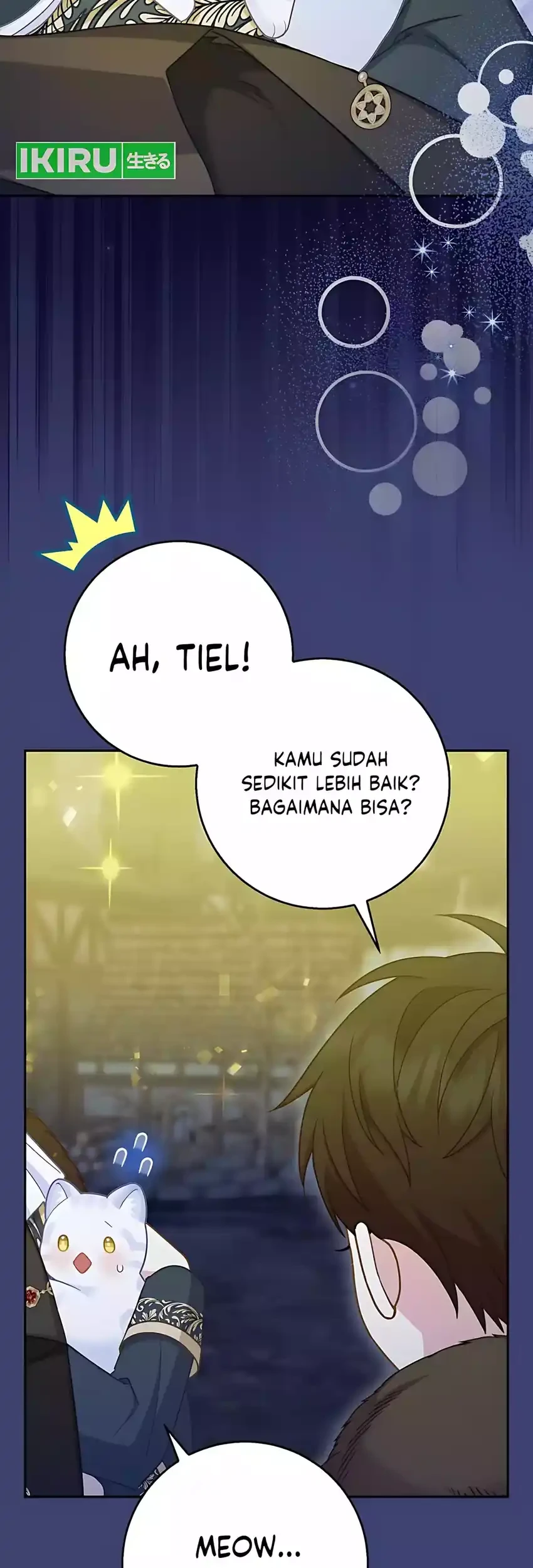 The Snow Leopard Baby of the Black Leopard Family Chapter 58 Gambar 55