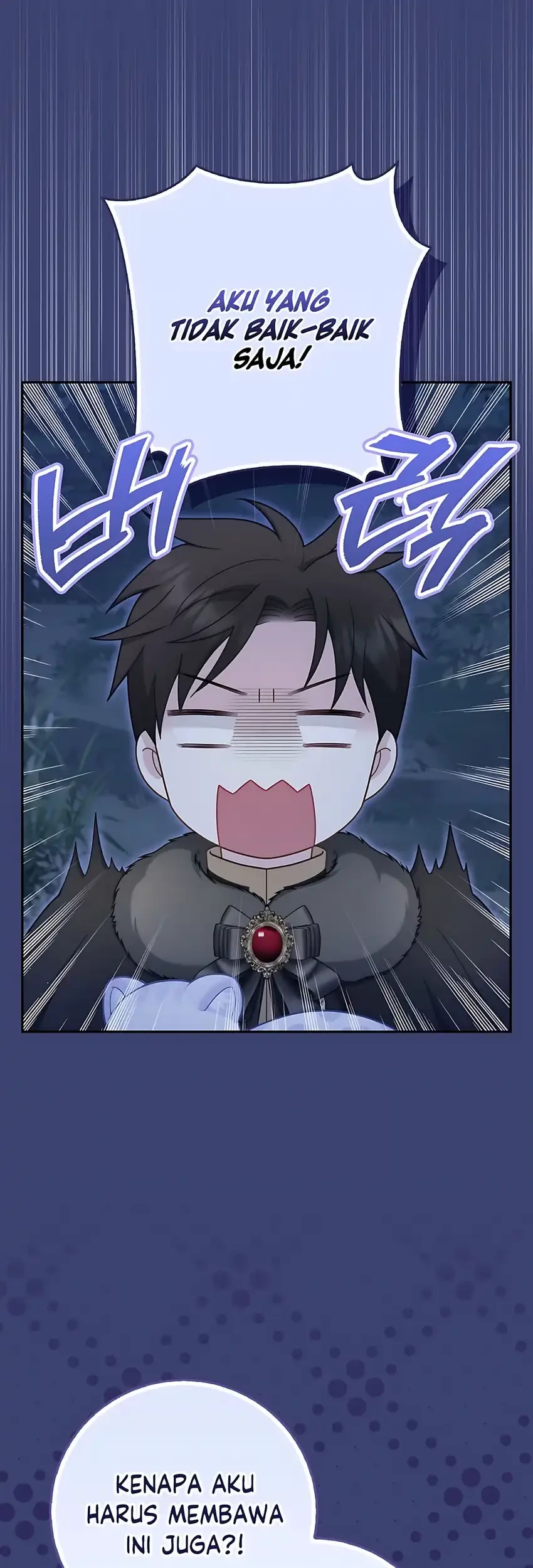 The Snow Leopard Baby of the Black Leopard Family Chapter 59 Gambar 42