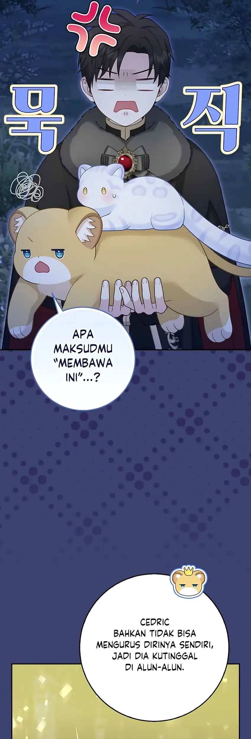 The Snow Leopard Baby of the Black Leopard Family Chapter 59 Gambar 44