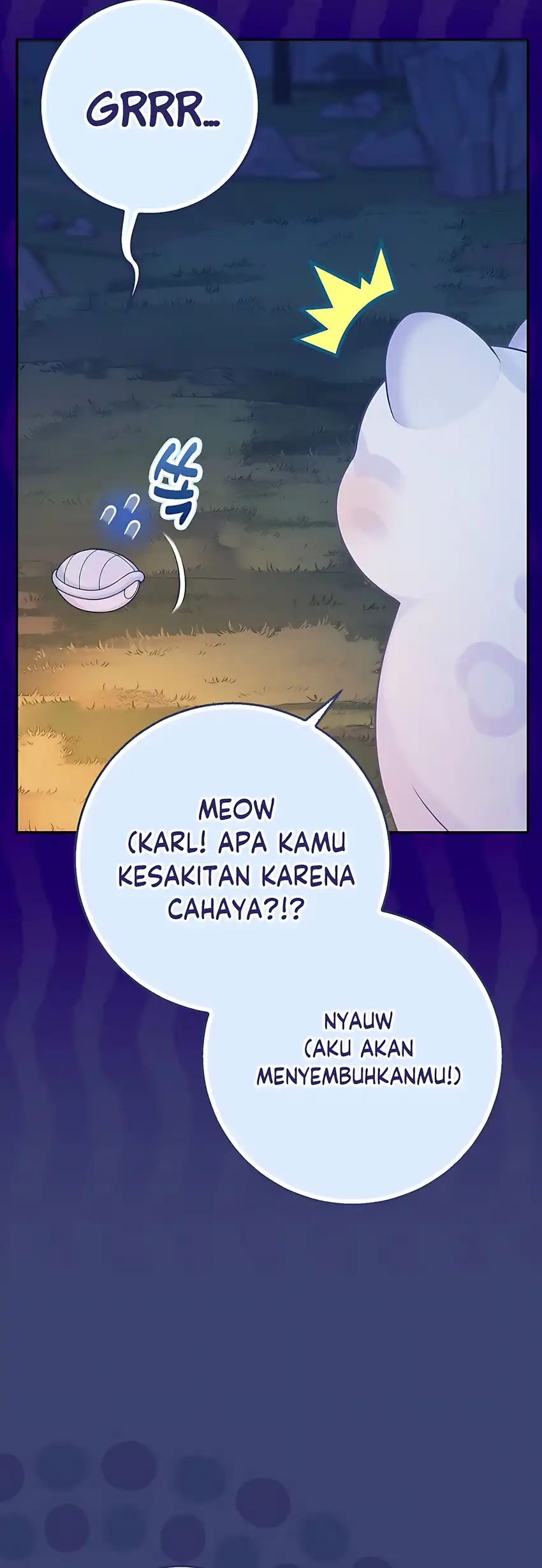 The Snow Leopard Baby of the Black Leopard Family Chapter 59 Gambar 61