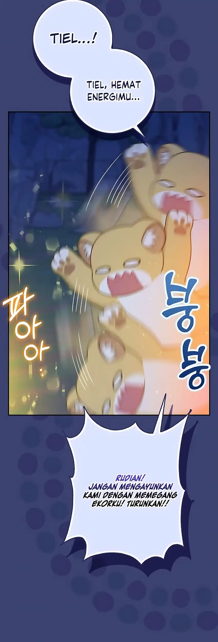 The Snow Leopard Baby of the Black Leopard Family Chapter 59 Gambar 62