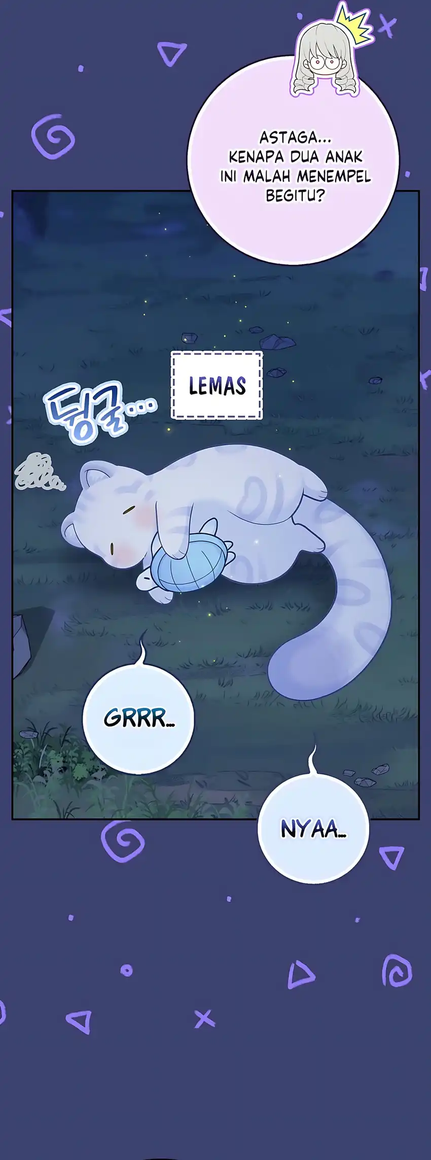 The Snow Leopard Baby of the Black Leopard Family Chapter 59 Gambar 68