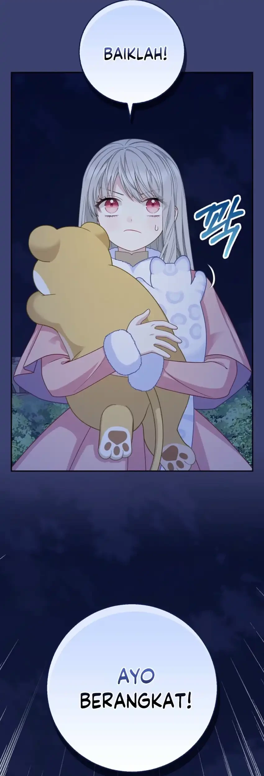 The Snow Leopard Baby of the Black Leopard Family Chapter 60 Gambar 24