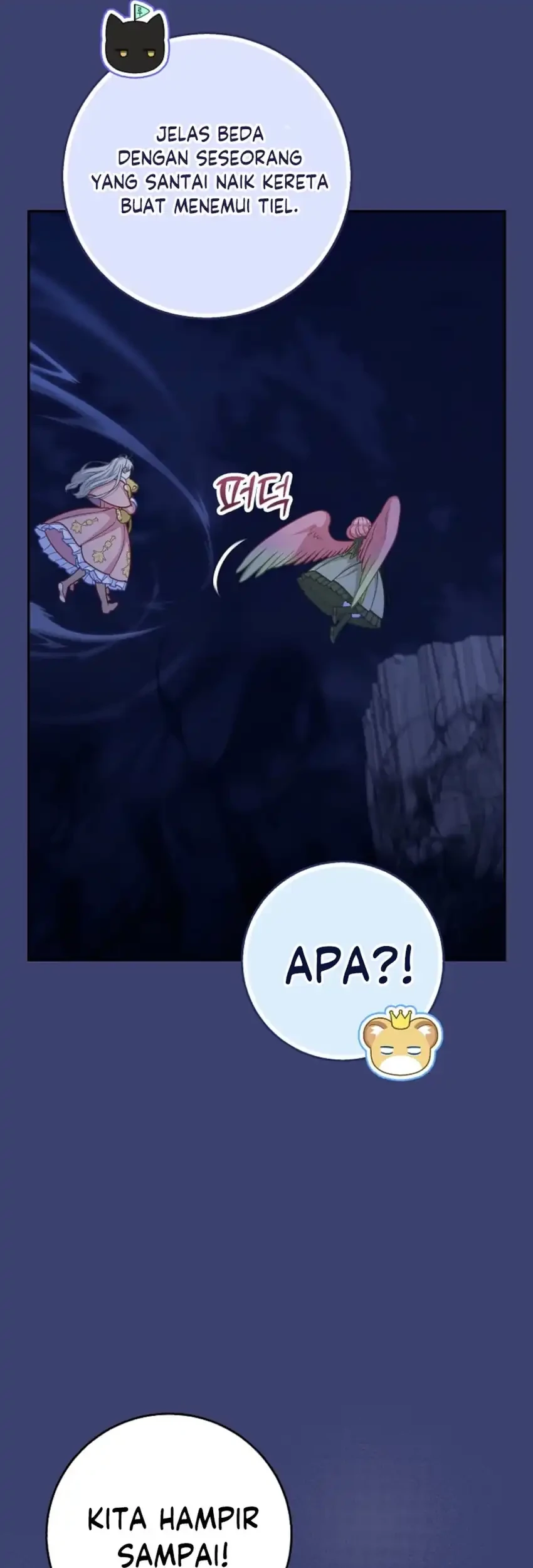 The Snow Leopard Baby of the Black Leopard Family Chapter 60 Gambar 34