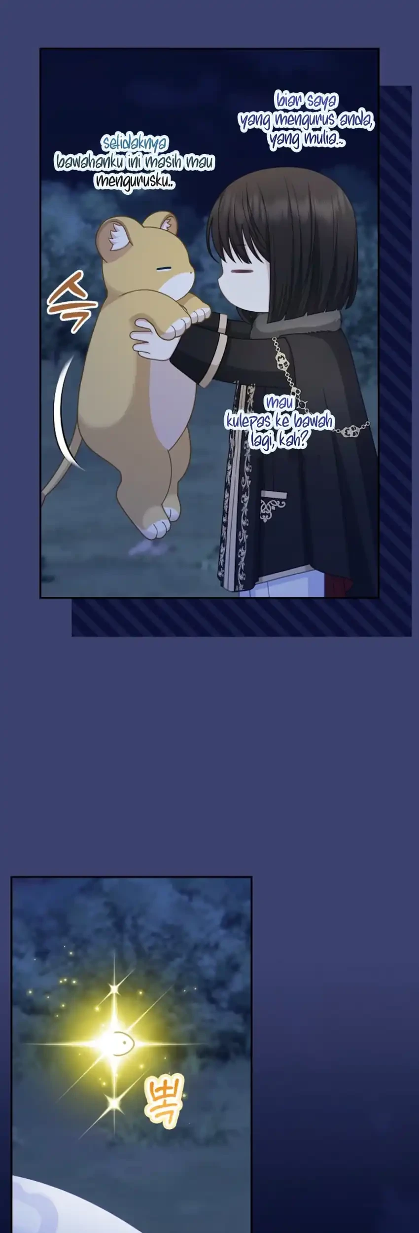 The Snow Leopard Baby of the Black Leopard Family Chapter 60 Gambar 45