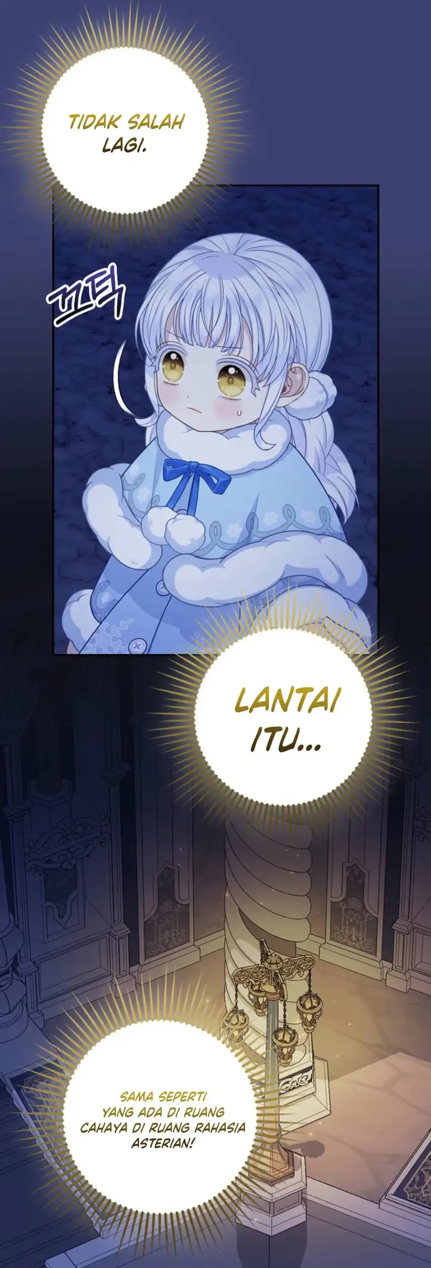 The Snow Leopard Baby of the Black Leopard Family Chapter 60 Gambar 57