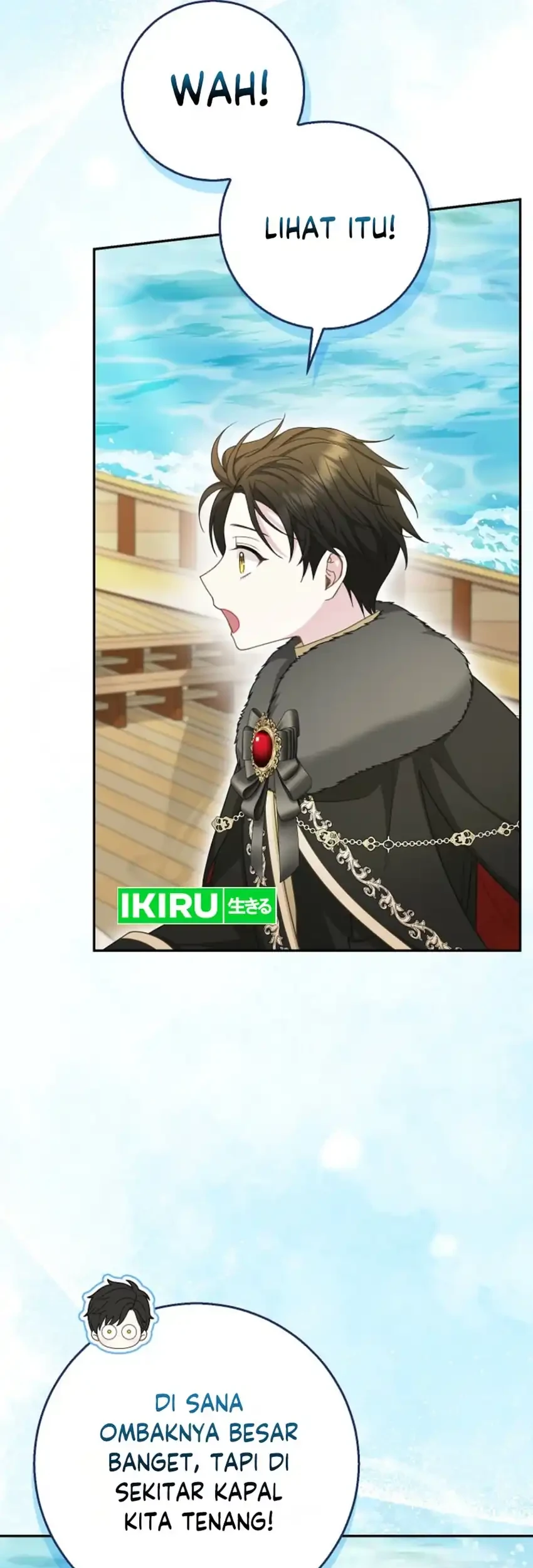 The Snow Leopard Baby of the Black Leopard Family Chapter 63 Gambar 43