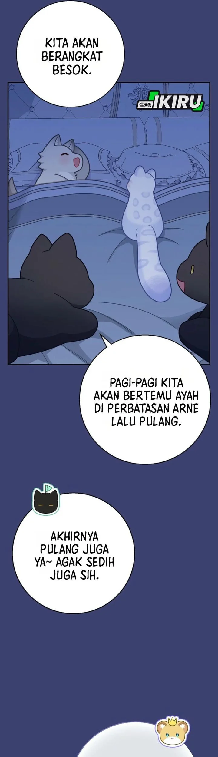 The Snow Leopard Baby of the Black Leopard Family Chapter 64 Gambar 64