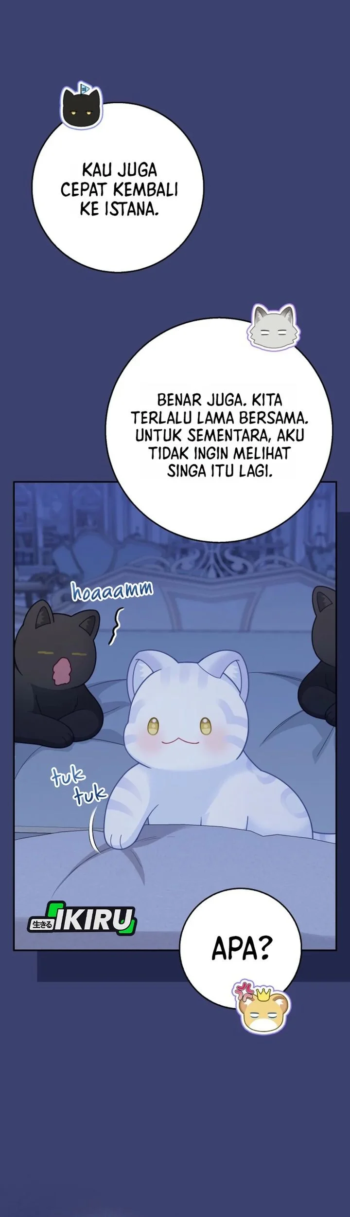 The Snow Leopard Baby of the Black Leopard Family Chapter 64 Gambar 66