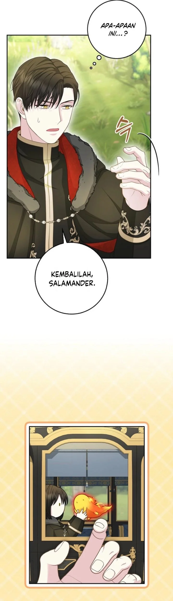 The Snow Leopard Baby of the Black Leopard Family Chapter 65 Gambar 49