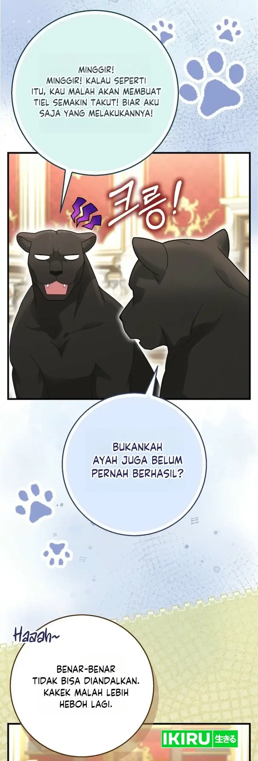 The Snow Leopard Baby of the Black Leopard Family Chapter 76.5 halaman 14