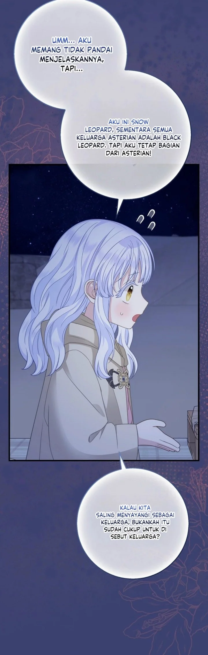 The Snow Leopard Baby of the Black Leopard Family Chapter 80 Gambar 47