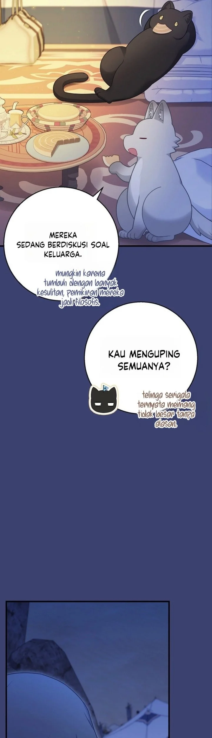 The Snow Leopard Baby of the Black Leopard Family Chapter 80 Gambar 55