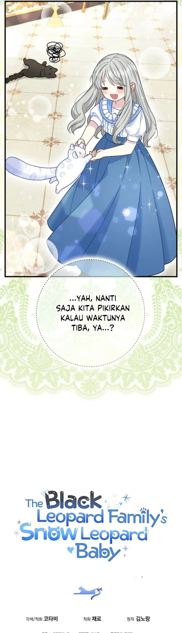 The Snow Leopard Baby of the Black Leopard Family Chapter 80 Gambar 73