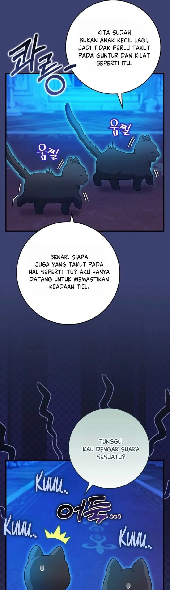 The Snow Leopard Baby of the Black Leopard Family Chapter 83.5 Gambar 7