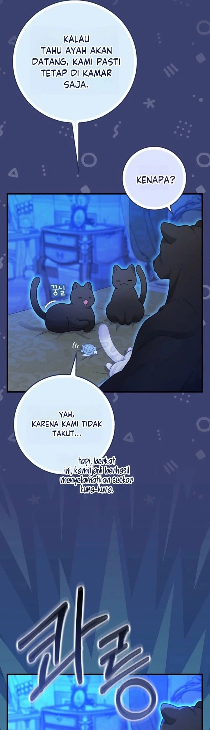The Snow Leopard Baby of the Black Leopard Family Chapter 83.5 Gambar 13