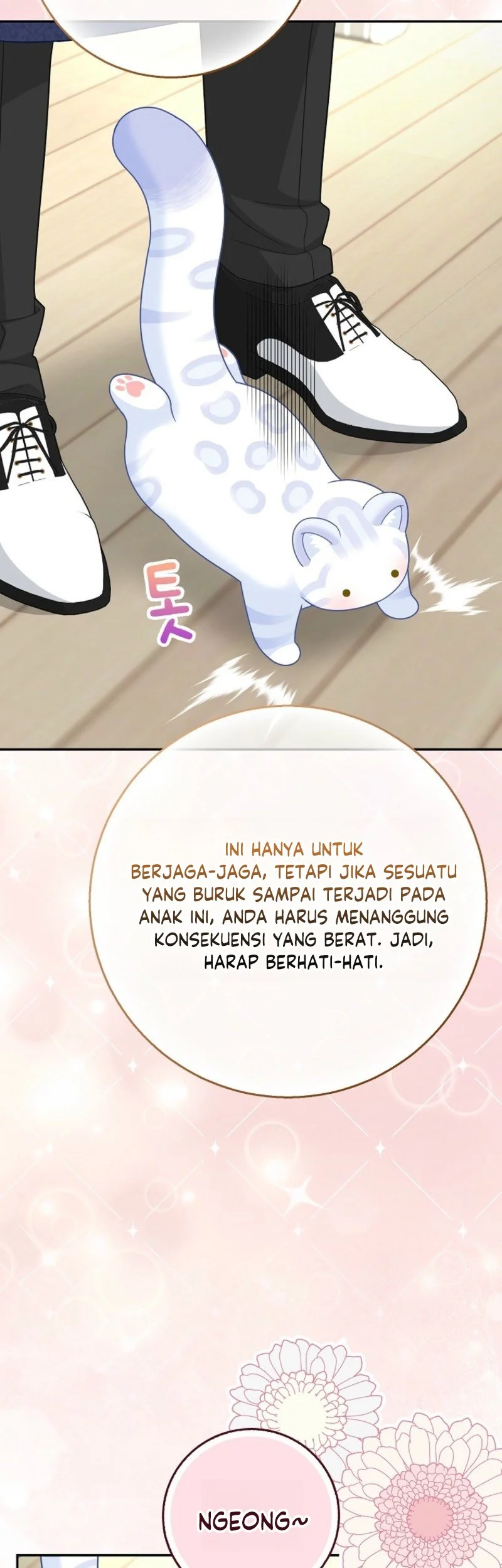 The Snow Leopard Baby of the Black Leopard Family Chapter 84 Gambar 11