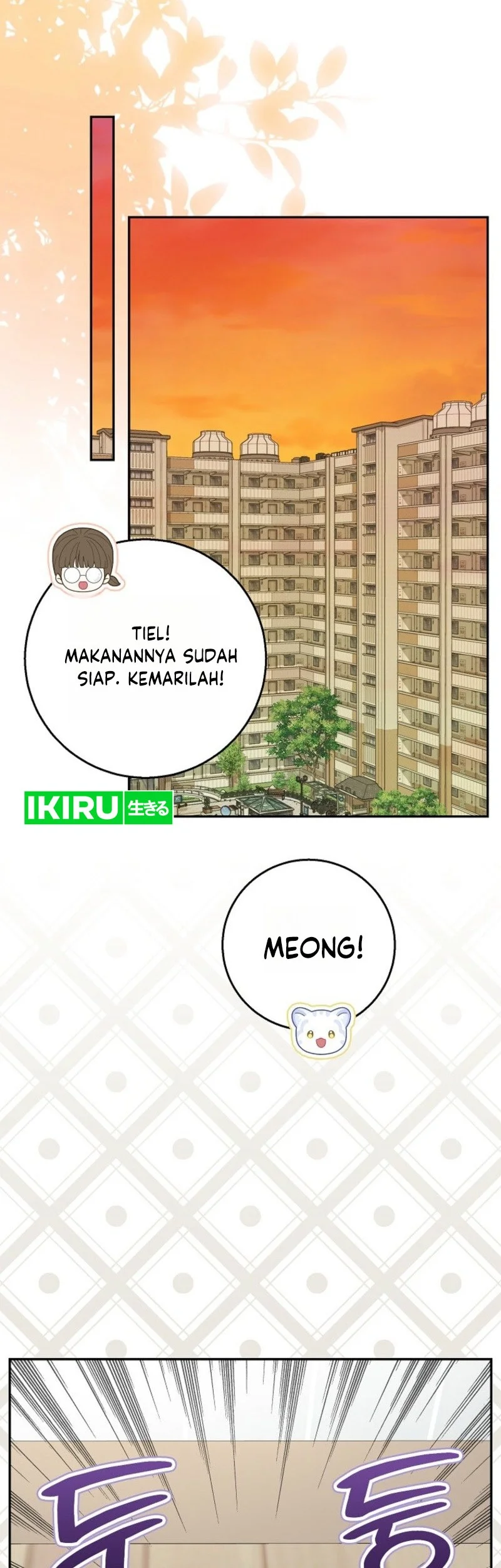 The Snow Leopard Baby of the Black Leopard Family Chapter 84 Gambar 46