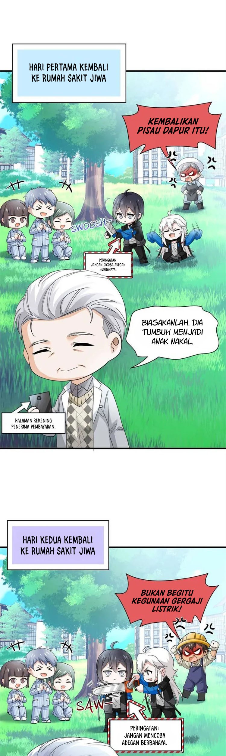 Baca Manhua The Strong Man From the Mental Hospital Chapter 177 Gambar 2