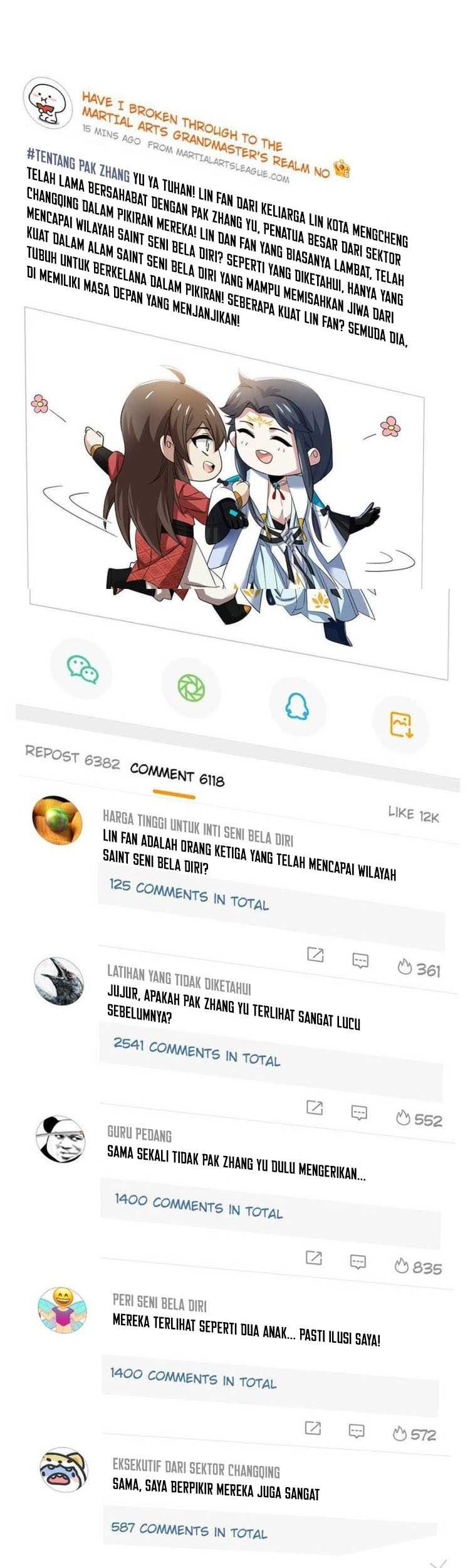 Baca Manhua The Strong Man From the Mental Hospital Chapter 192 Gambar 2