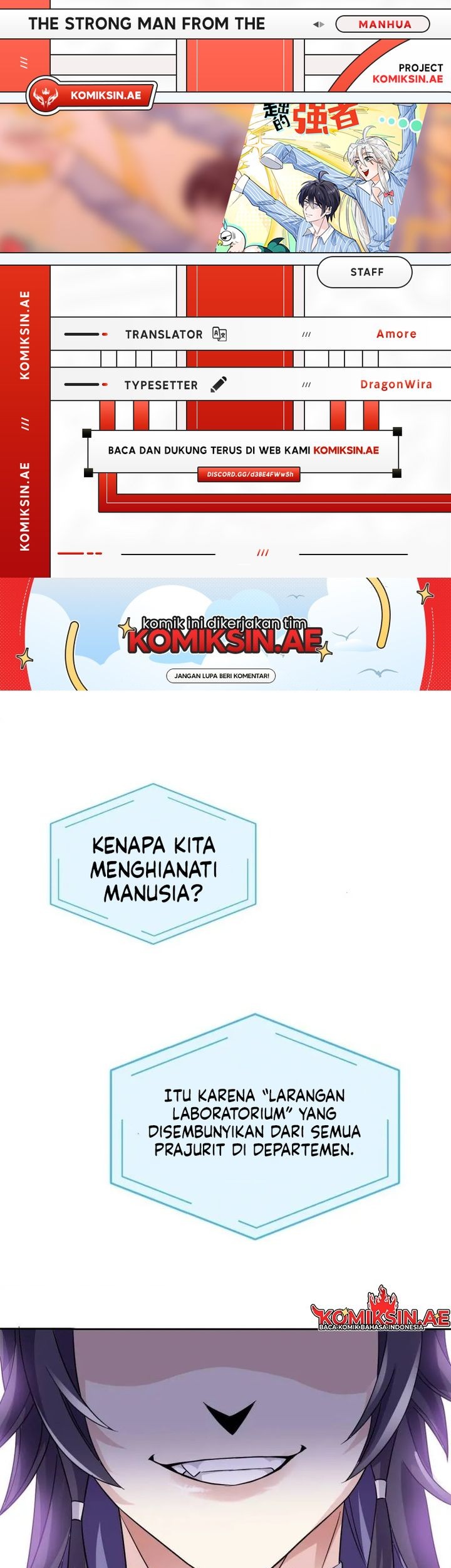 Komik The Strong Man From the Mental Hospital Chapter 214 gambar nomor 1