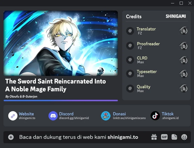 The Sword Saint Reincarnated Into A Noble Mage Family Chapter 25 halaman 2