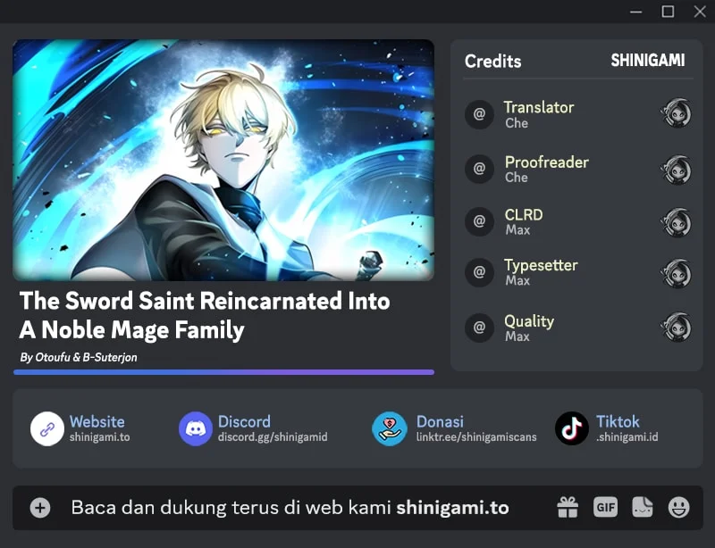 Komik The Sword Saint Reincarnated Into A Noble Mage Family Chapter 29 gambar 1