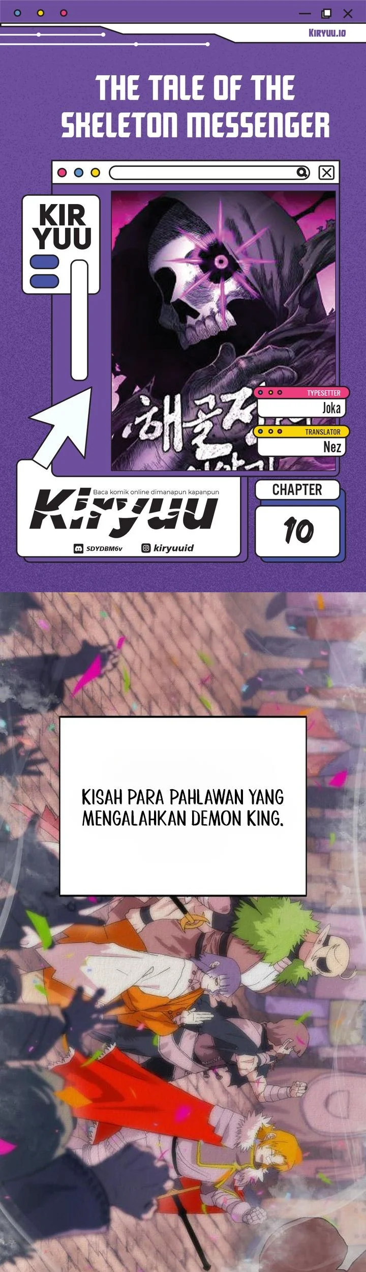 Komik The Tale of the Skeleton Messenger Chapter 10 gambar nomor 1