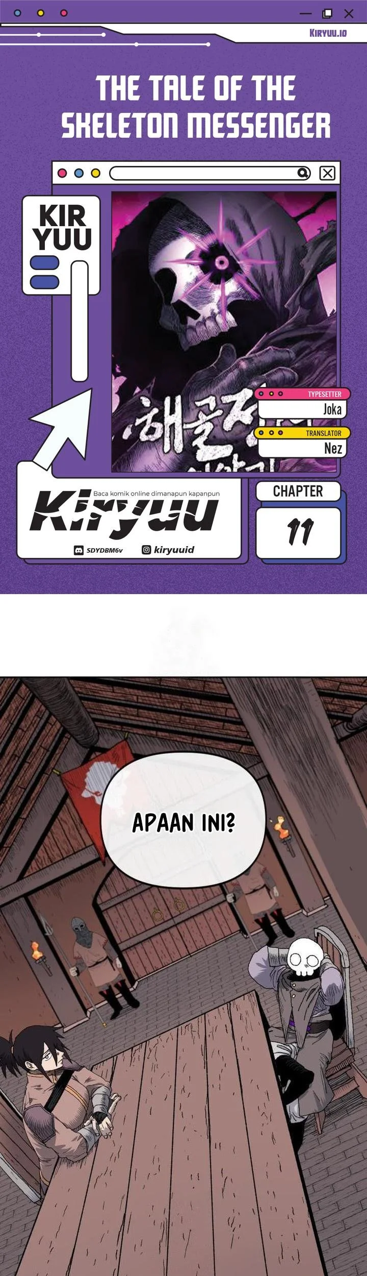 Komik The Tale of the Skeleton Messenger Chapter 11 gambar nomor 1