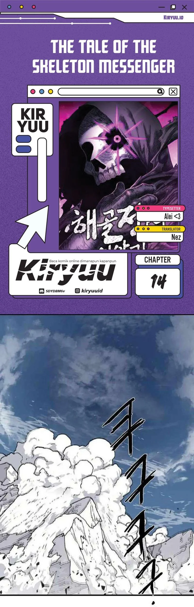 Komik The Tale of the Skeleton Messenger Chapter 14 gambar nomor 1