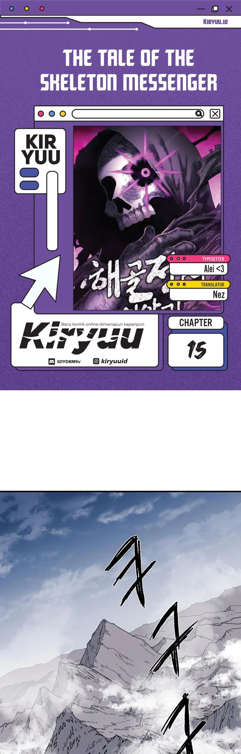Komik The Tale of the Skeleton Messenger Chapter 15 gambar nomor 1