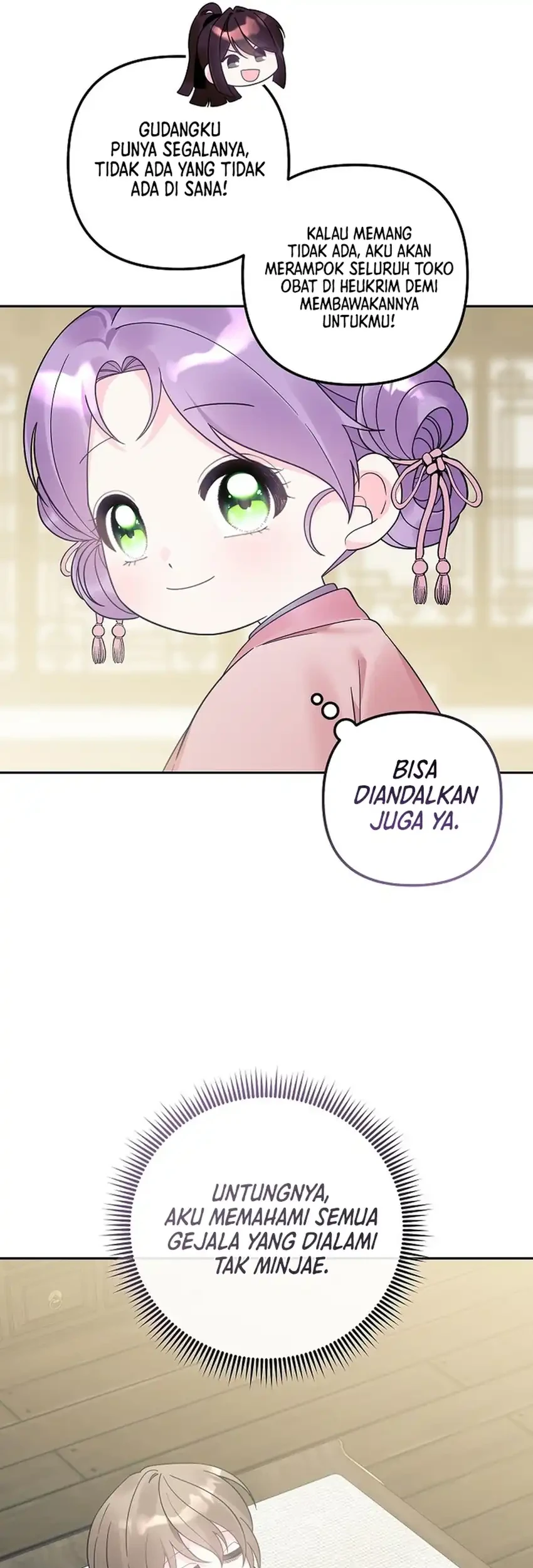 The Terminally Ill Baby Healer Doesn’t Hide Her Genius Chapter 35 Gambar 48