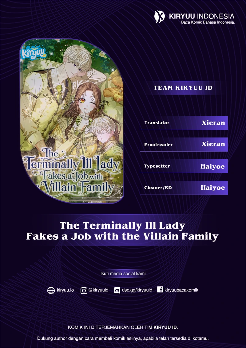 Komik The Terminally Ill Lady Fakes a Job with the Villain Family Chapter 15 gambar 1