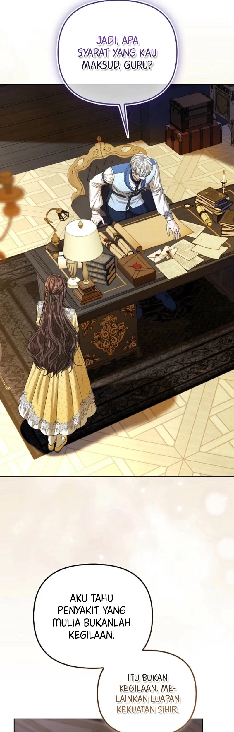 The Terminally Ill Lady Fakes a Job with the Villain Family Chapter 15 Gambar 14