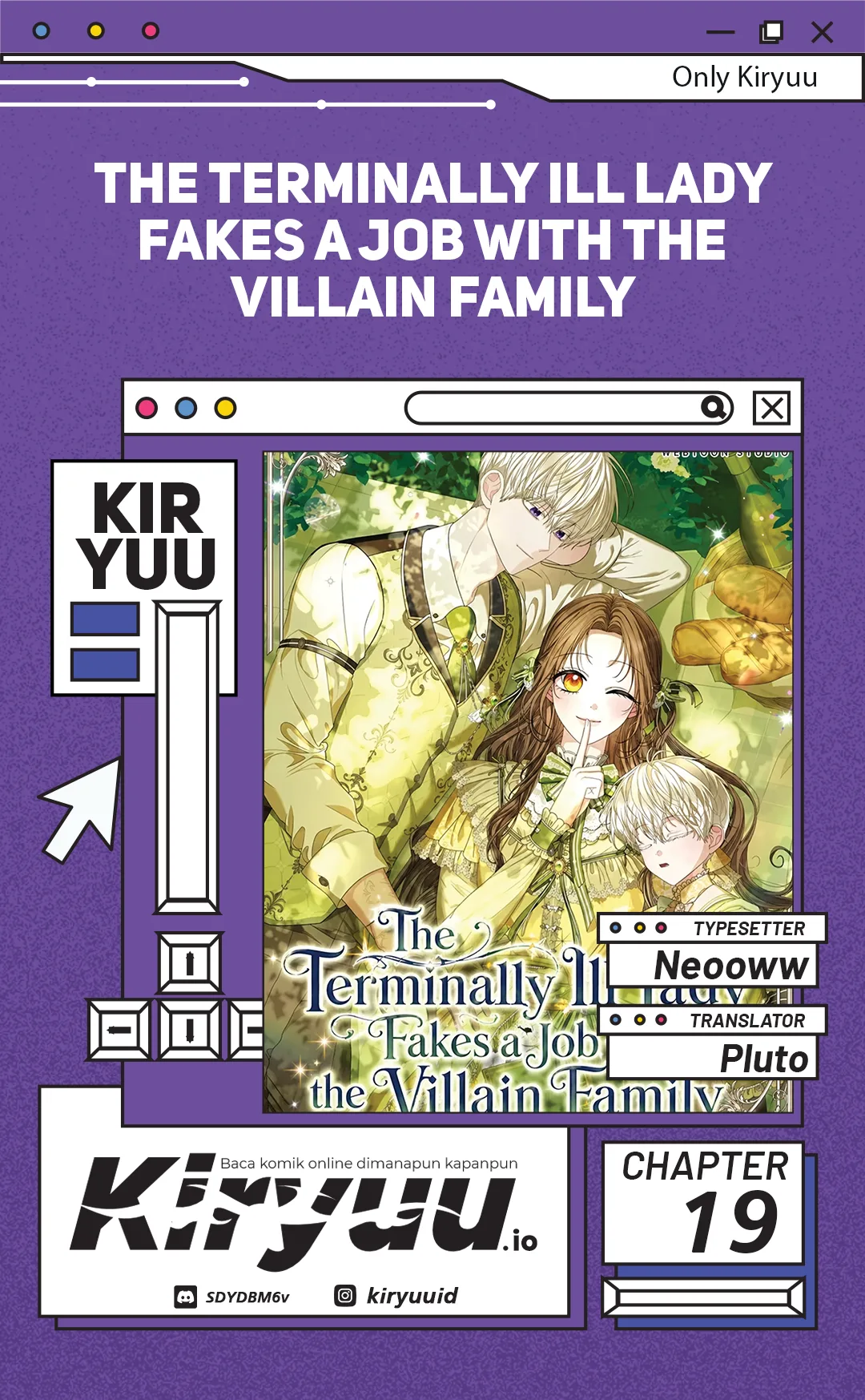 Komik The Terminally Ill Lady Fakes a Job with the Villain Family Chapter 19 gambar 1
