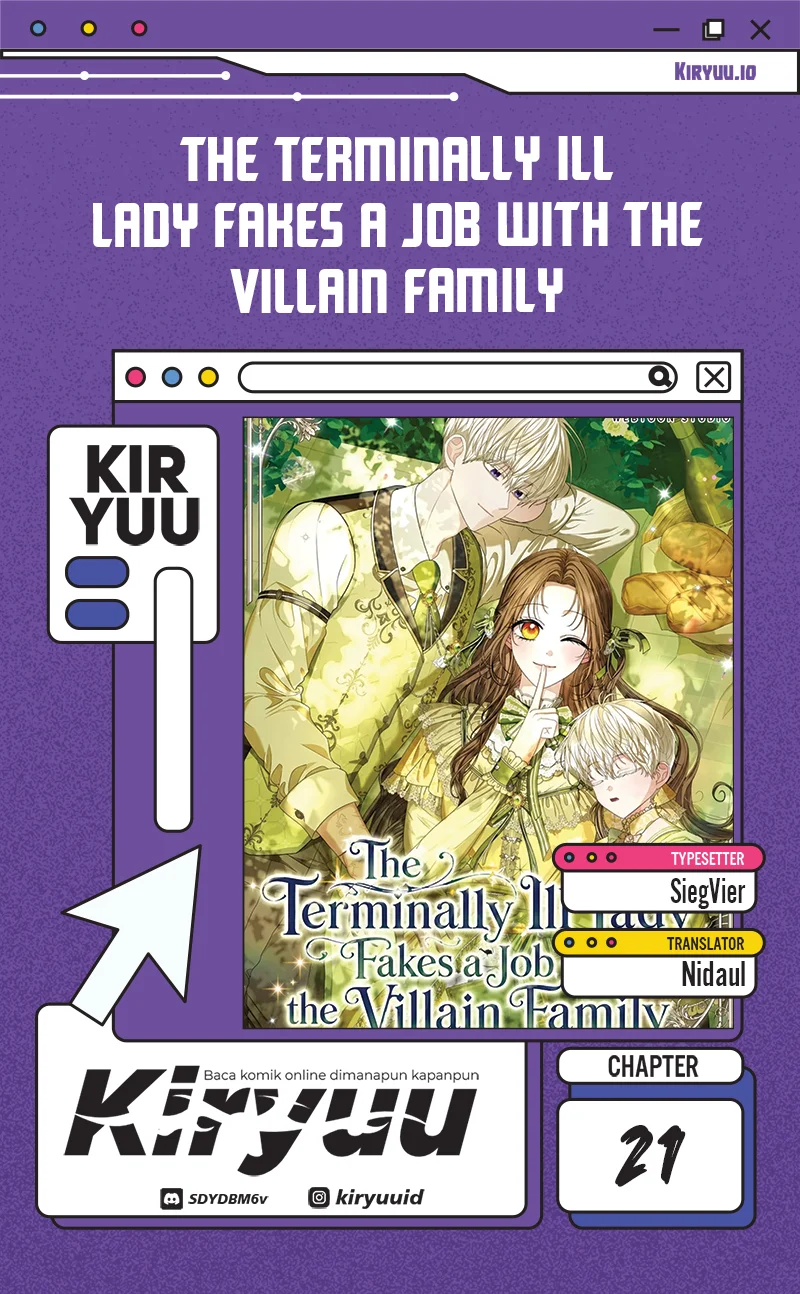 Komik The Terminally Ill Lady Fakes a Job with the Villain Family Chapter 21 gambar 1