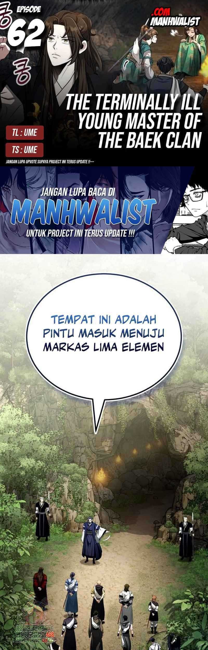 Baca Komik The Terminally Ill Young Master of the Baek Clan Chapter 62 Gambar 1