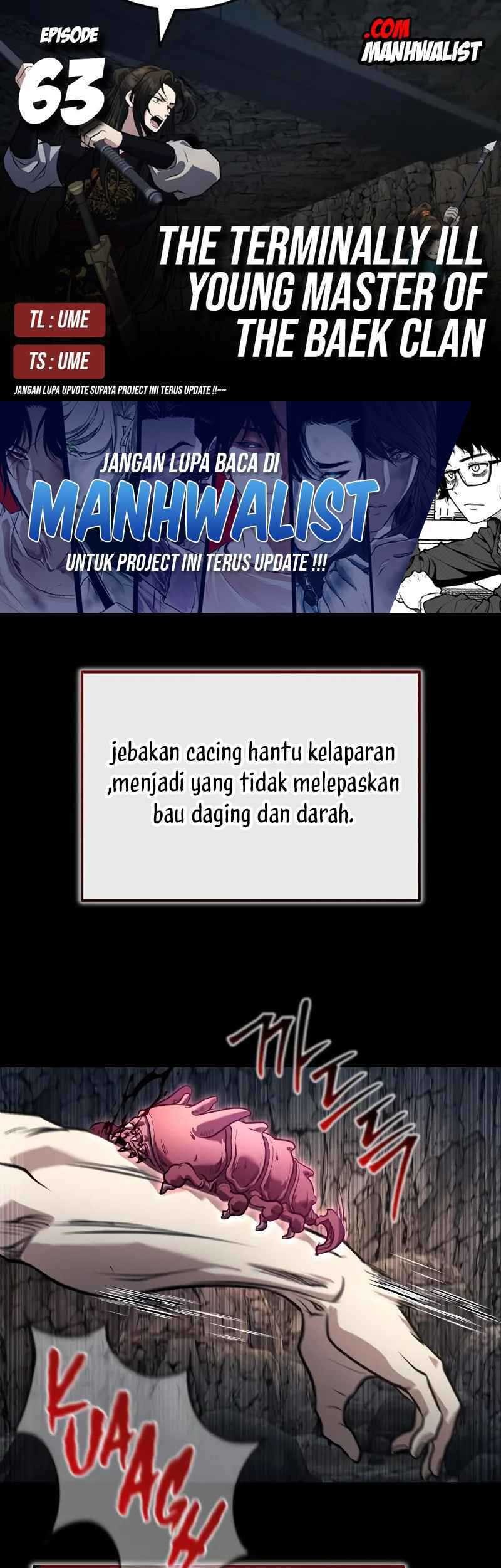 Baca Komik The Terminally Ill Young Master of the Baek Clan Chapter 63 Gambar 1