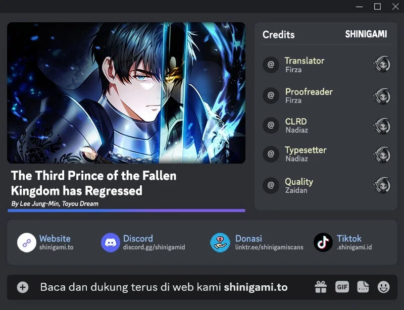 Komik The Third Prince Of The Fallen Kingdom has Regressed Chapter 68 gambar 1
