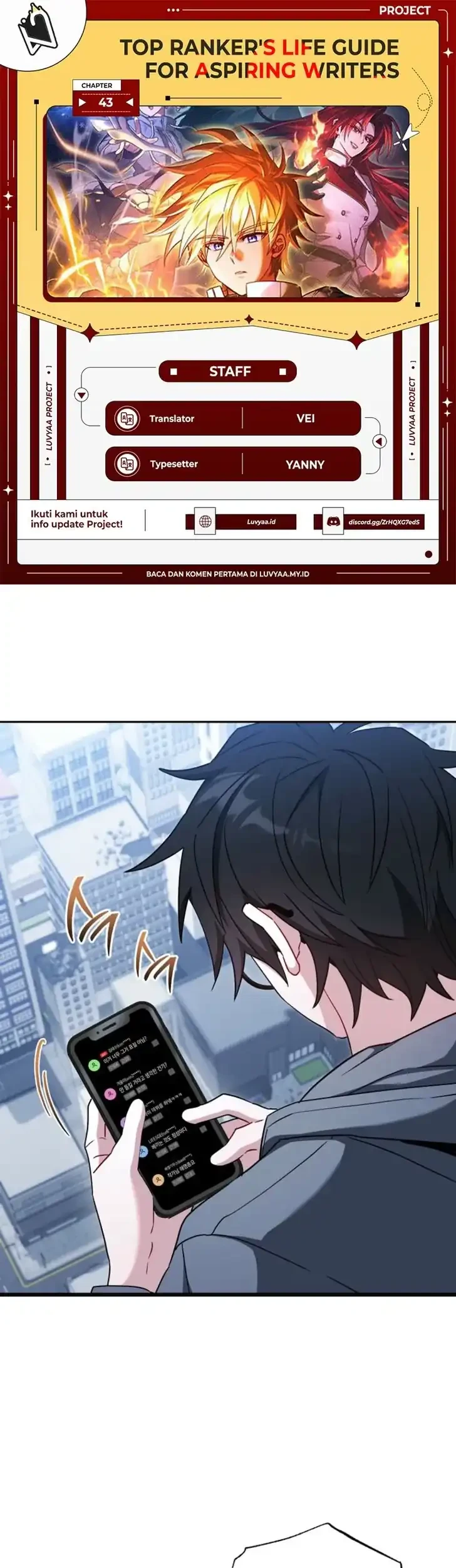 Komik The Top Ranker’s Aspiring Writer Life Manual Chapter 43 gambar nomor 1