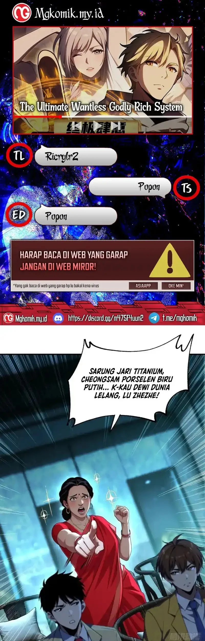 Komik The Ultimate Wantless Godly Rich System Chapter 71 gambar nomor 1
