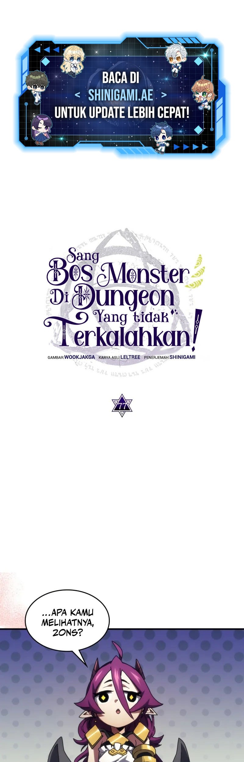 Baca Manhwa The Unbeatable Dungeon’s Lazy Boss Chapter 77 Gambar 2