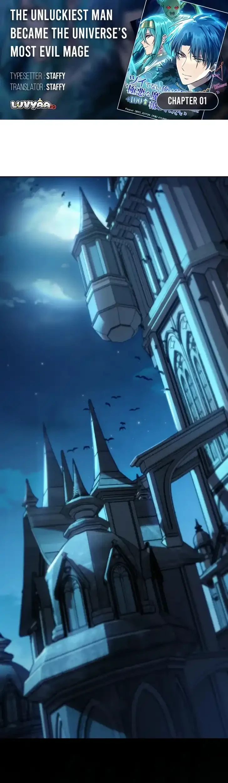 Komik The Unluckiest Man Became the Universe’s Most Evil Mage and Wants to Be Rewarded Chapter 1 gambar nomor 1