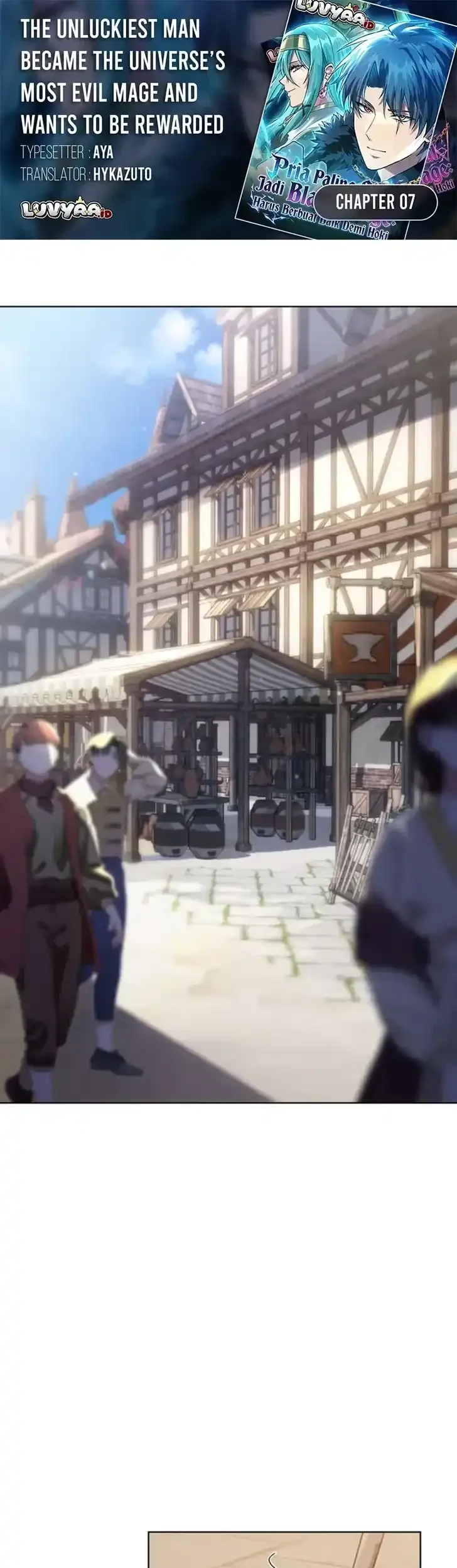 Komik The Unluckiest Man Became the Universe’s Most Evil Mage and Wants to Be Rewarded Chapter 7 gambar nomor 1