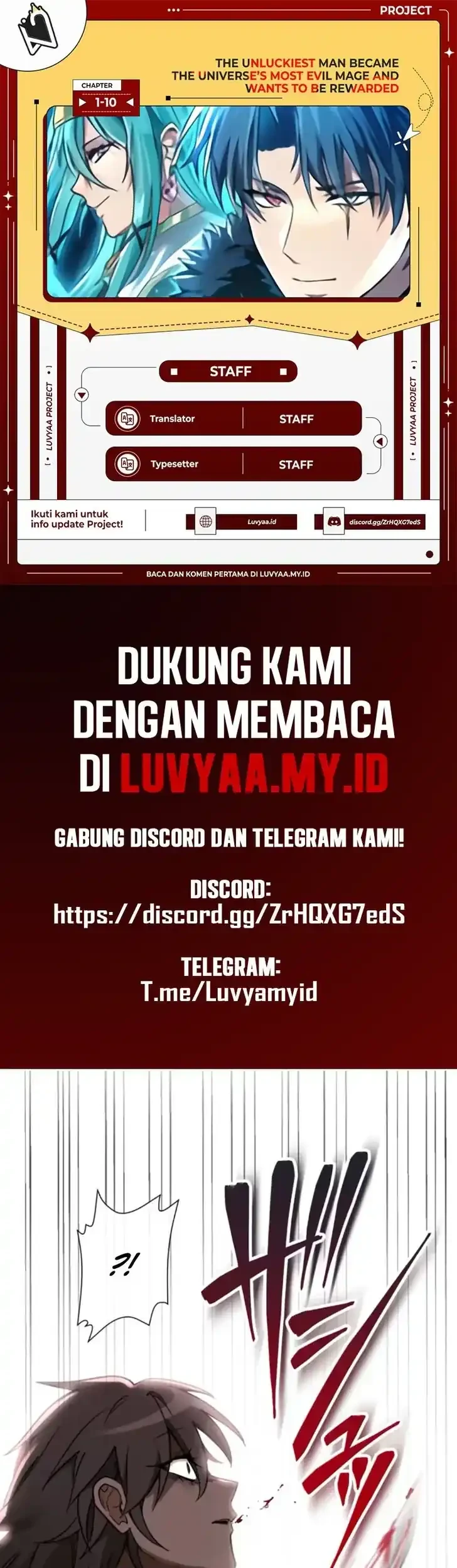 Komik The Unluckiest Man Became the Universe’s Most Evil Mage and Wants to Be Rewarded Chapter 8 gambar nomor 1