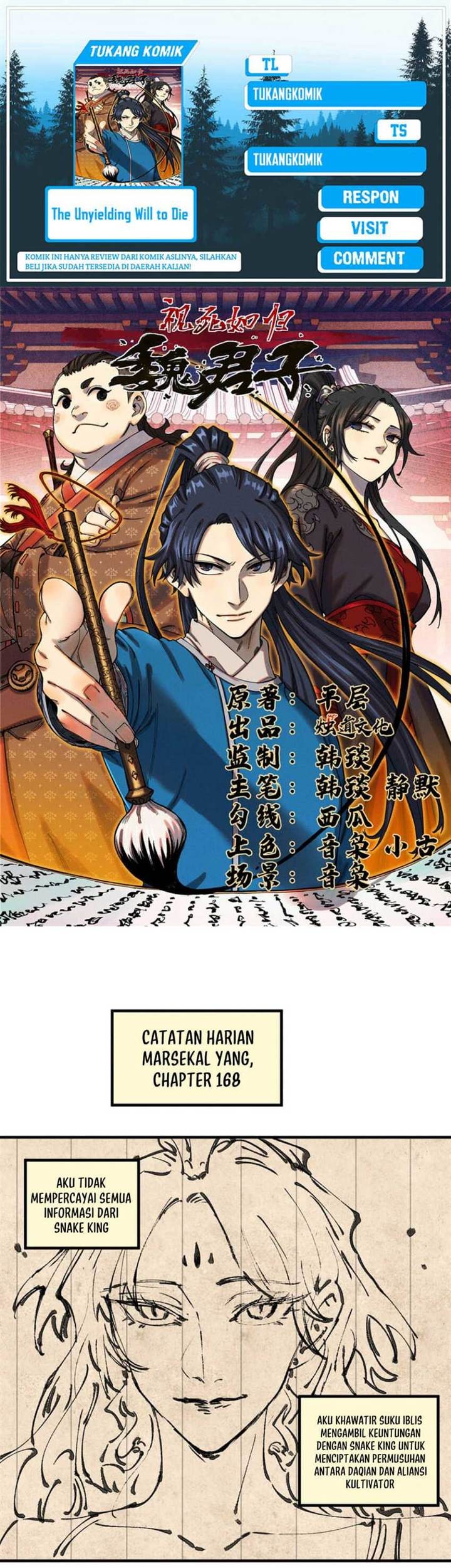 Baca Komik The Unyielding Will to Die Chapter 42 Gambar 1