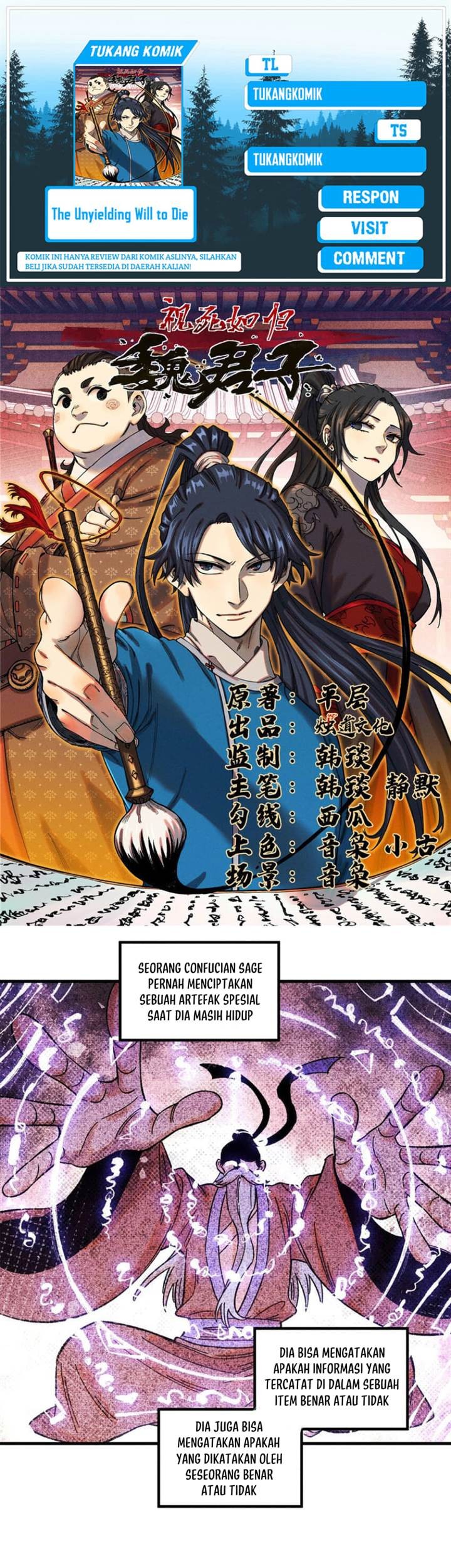 Baca Komik The Unyielding Will to Die Chapter 48 Gambar 1