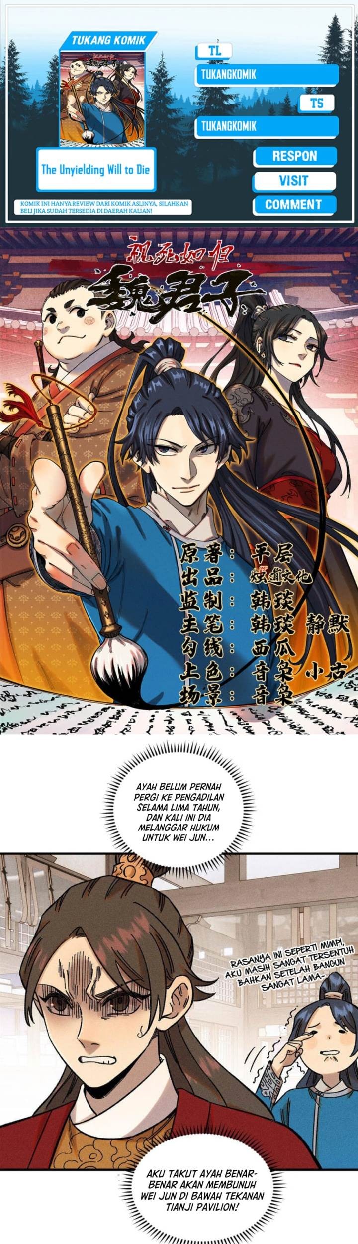 Baca Komik The Unyielding Will to Die Chapter 49 Gambar 1
