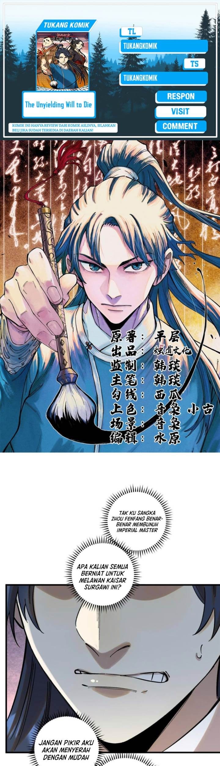 Baca Komik The Unyielding Will to Die Chapter 59 Gambar 1