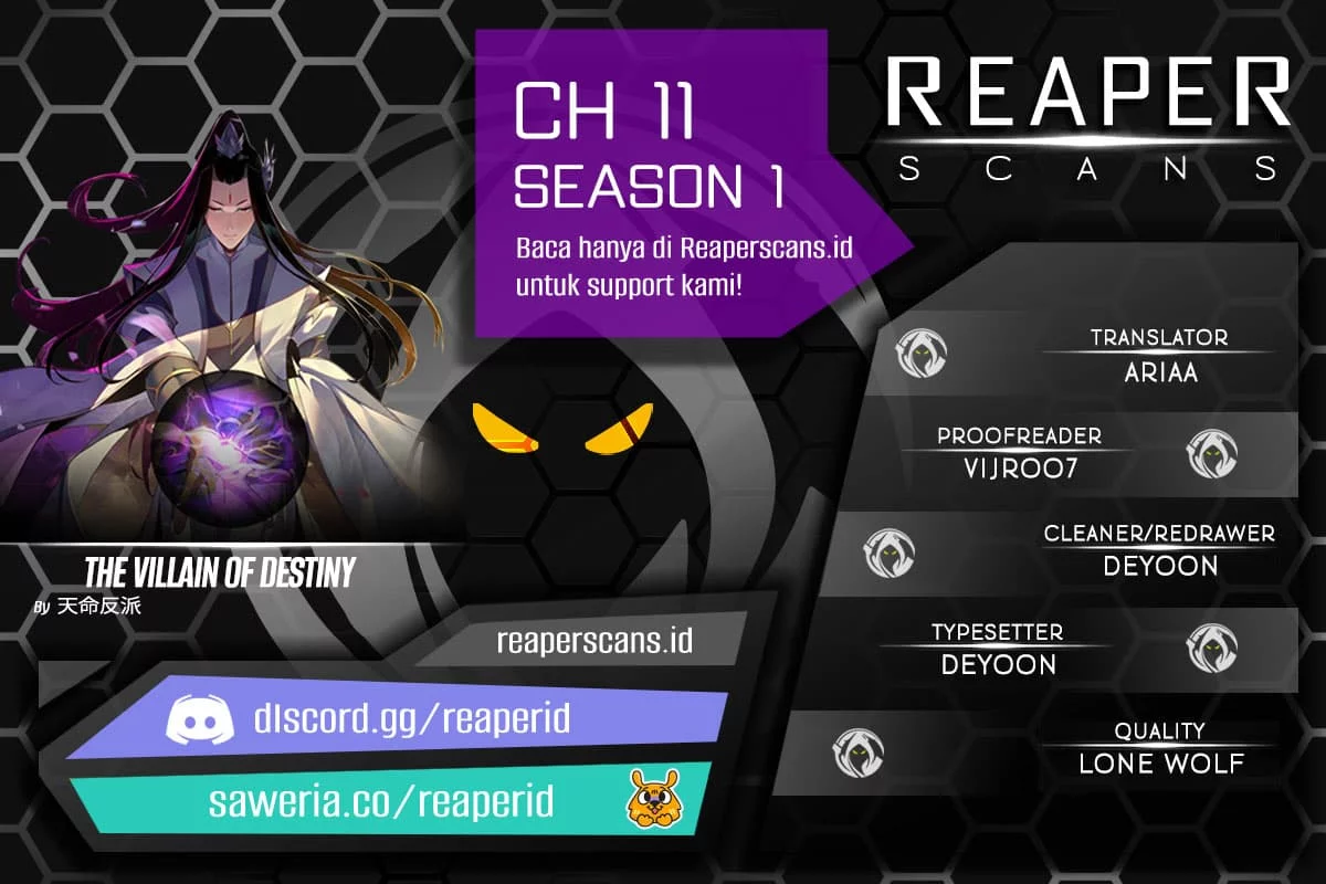 Komik The Villain Of Destiny Chapter 11 gambar nomor 1